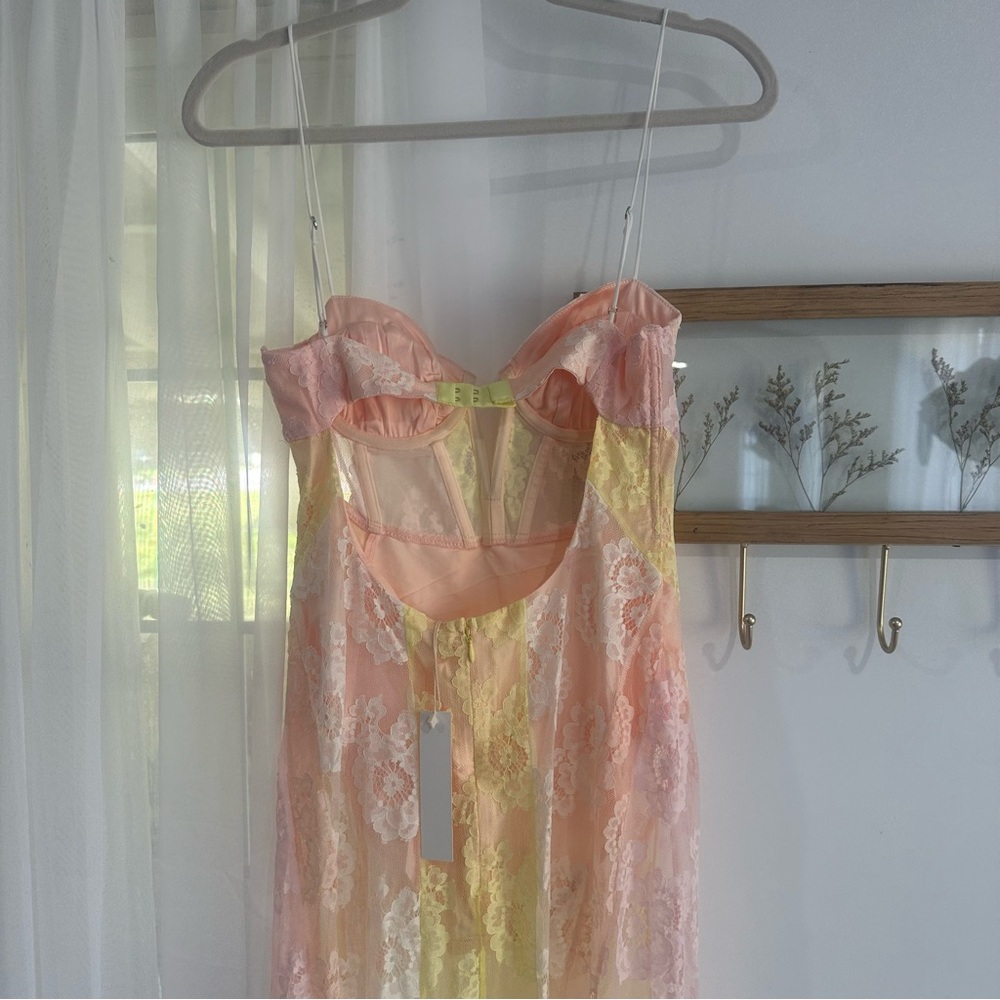 NEW For Love And Lemons Blossom Floral Lace Maxi Festival Dress NWT - Picture 9 of 11